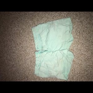Teal shorts